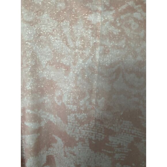 Chicos Tierra Tie Front 3/4 Sleeve Top in Blush Pink Sweater Sz 3 (16-18) XL - Picture 11 of 13